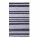 Striped 160x230cm Charcoal & Grey