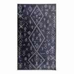 Modern Ethnic Signs 160x230cm Black Carpet