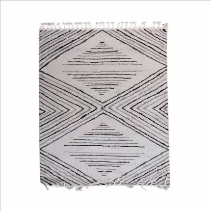 Ethnic Stripe 160x230cm Cream Carpet