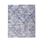Abstract-Marble 160x230cm Light-Blue Carpet