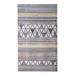 Ethnic 160x230cm Light Brown/White Carpet