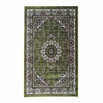 Floral Paisley 160x230cm LimeGreen Carpet