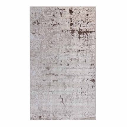 Distressed 160x230cm Cream&Light-Brown Carpet