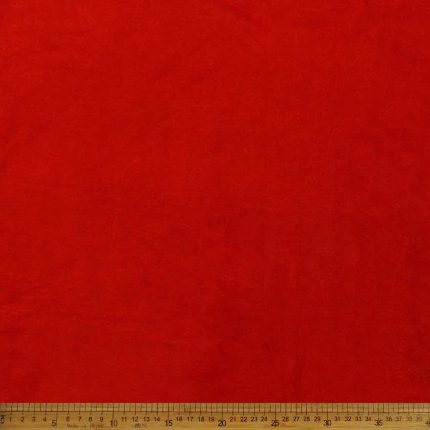 Mongolian Plush Fleece Plain Red Fabric