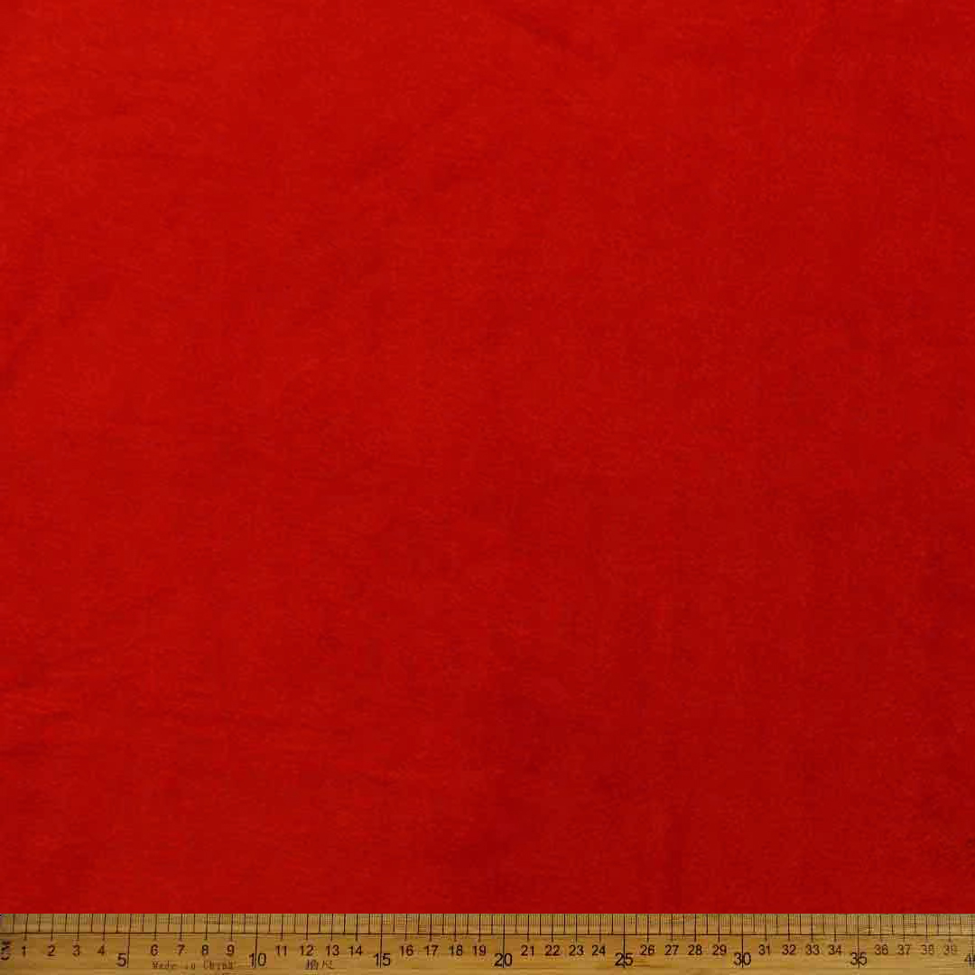 DR0899959-004_1.jpg Mongolian Plush Fleece Plain Red Fabric