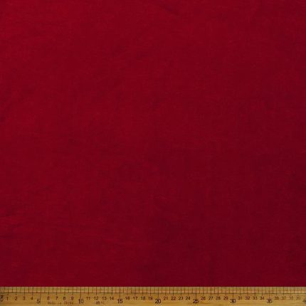 Mongolian Plush Fleece Plain Maroon Fabric