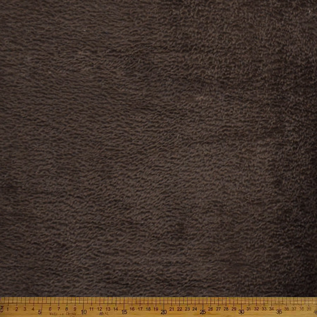DR0899959-008_1.jpg Mongolian Plush Fleece Plain Chocolate Fabric