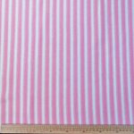 Printed Polar Fleece PinkStripe Fabric