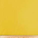 Plain Scuba A821 Yellow fabric featuring a smooth, stretchy texture and a bright, vibrant yellow color ideal for fashion and design projects.