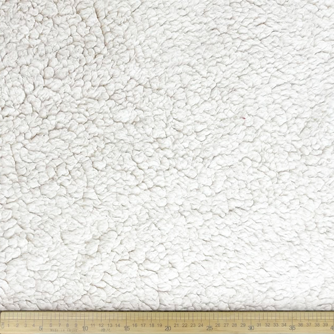 DR10560-2_1.jpg Sherpa Fleece White-2 Fabric