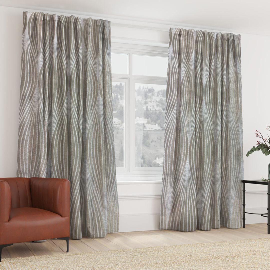 Ready Made Taped Curtain 230x218cm -6. Ready Made Taped Curtain 230x218cm -6.