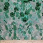 Bridal Floral MMS135 Nude/Bottle Green – Elegant floral fabric in nude and bottle green, ideal for wedding gowns, bridesmaid dresses, and special occasion attire, offering sophisticated beauty and luxury.