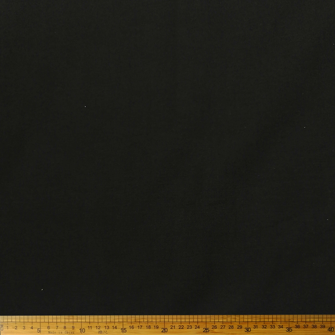 CU0522-02_1.jpg Plain Sheeting 240cm Black fabric featuring a smooth texture and deep, elegant black color for versatile use in various projects.