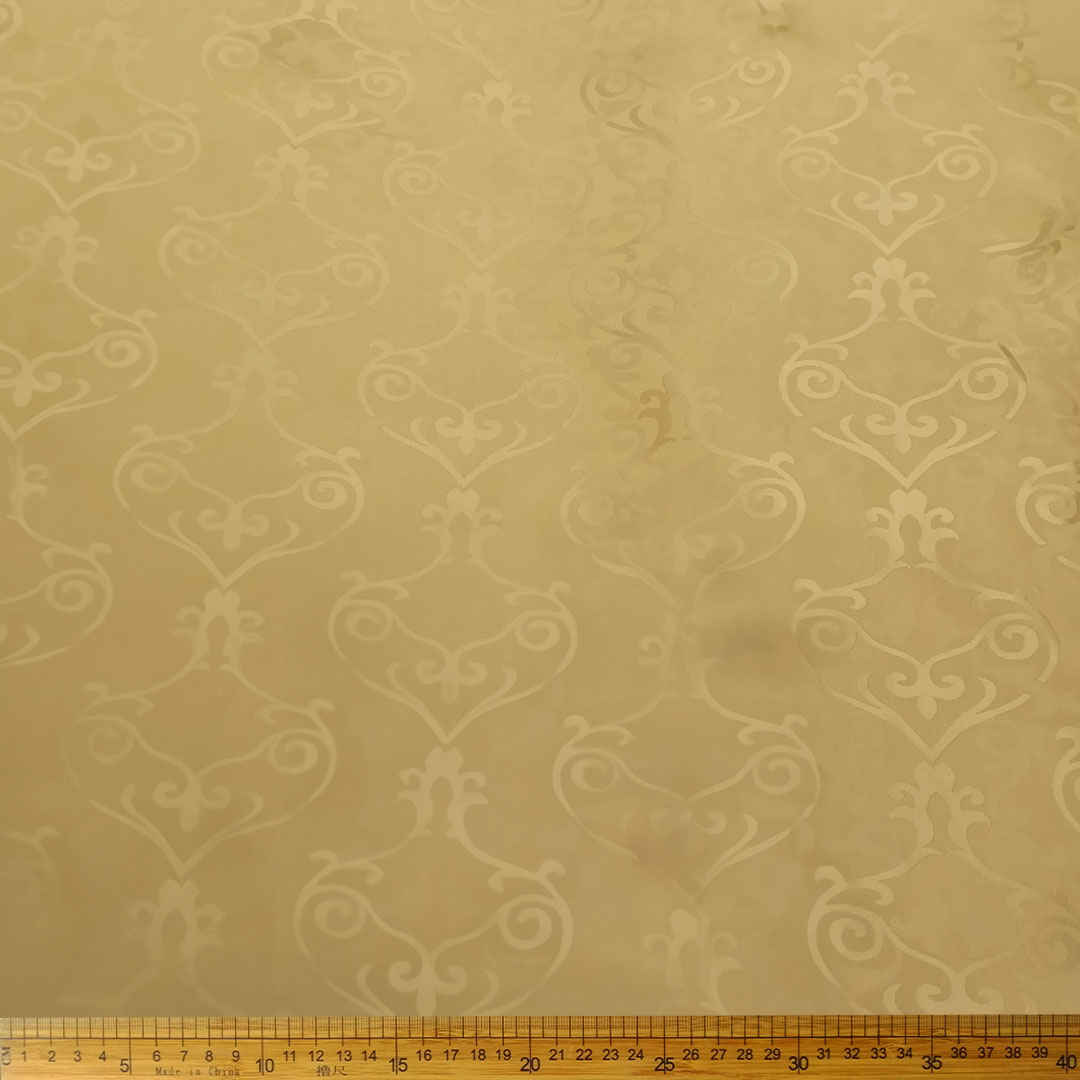 CU021020-1_1.jpg Melange Tabling Medallion 280cm Pattern Brown fabric with a medallion design, ideal for enhancing large tables and adding elegance to your dining decor.