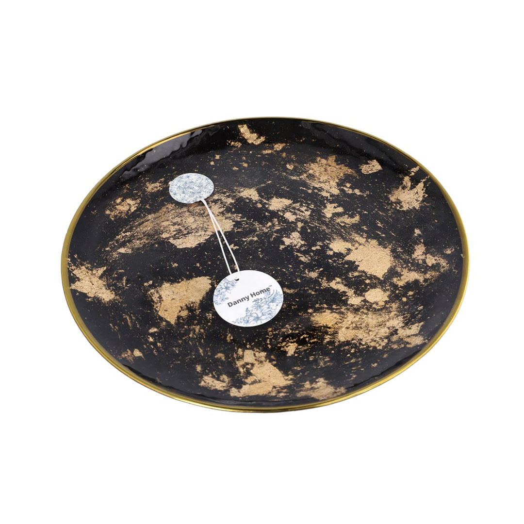 GL0445_1.jpg Marble Glassware Serving Platter 32.4cm WY033