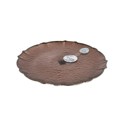 Wavy Rim Serving Platter 13.5 Inch WY079