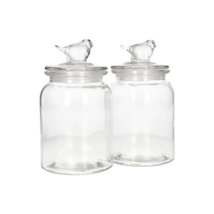 Glass Jar Set 2 Piece SD-021