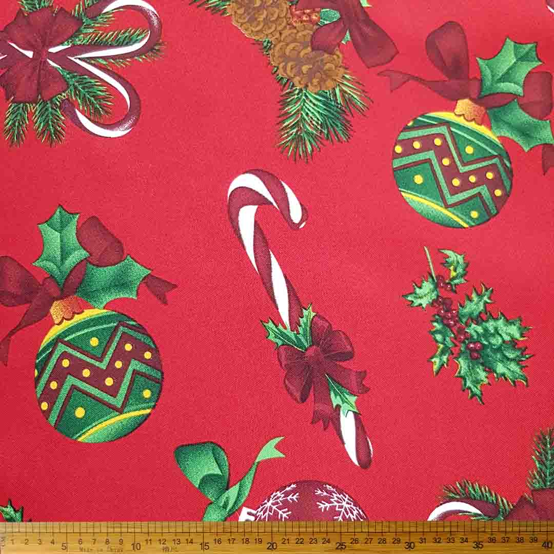 CU0200617-120_1.jpg Printed Mini Matt Christmas Tree Red 150cm