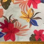 Dunhill Printed Red Flower Green 08