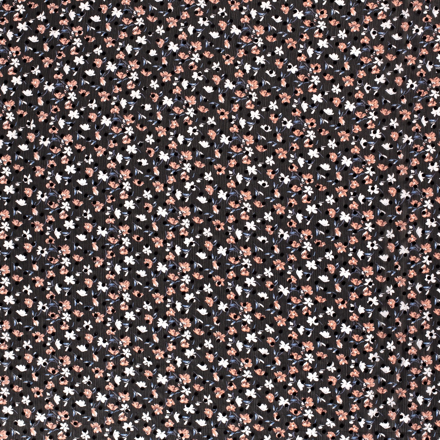 DR15026-012_1.jpg Chiffon Flock Floral Pink 15026/012