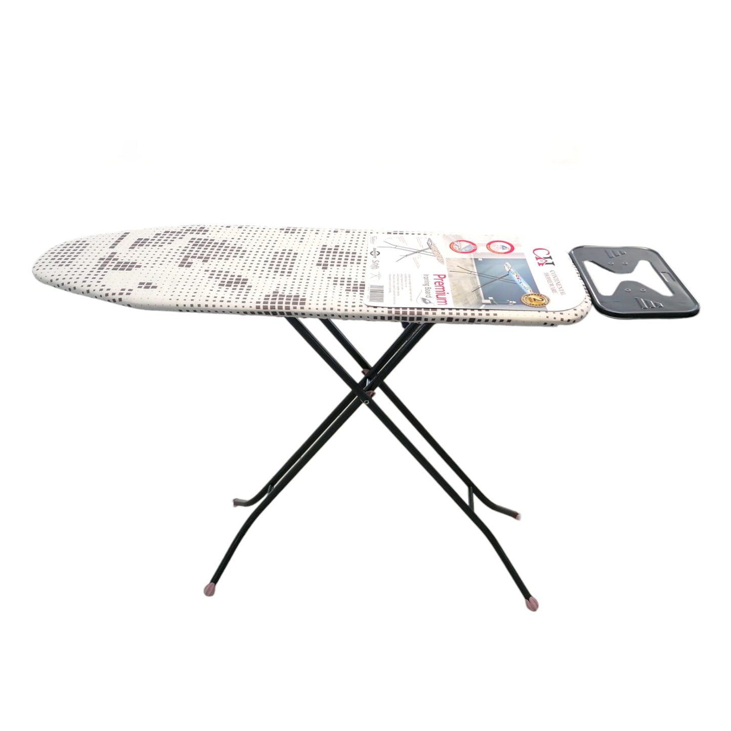 CH947-ironingBoardEkoClass3-1.jpg CH Ironing Board with a sturdy frame, adjustable height, and a heat-resistant cover for easy and effective ironing.