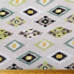 MultiColoured Polyester-5 fabric featuring a vibrant mix of colors, ideal for reupholstering sofas, chairs, and cushions