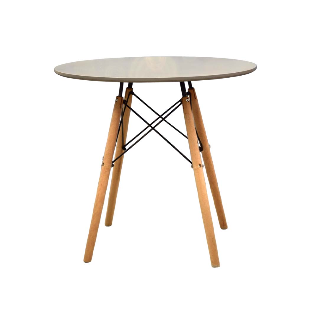 FU080052_1-1.jpg Round Glass Table C90 - Modern round glass table with a sturdy frame, perfect for contemporary dining, office, or living room spaces.