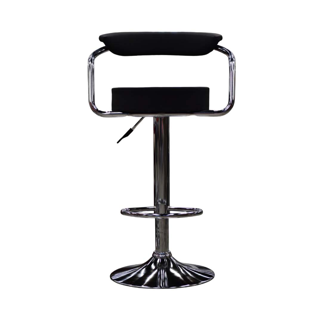 FU14236_1-1.jpg Bar Stool Black 833 - Sleek and durable black bar stool with a minimalist design, offering comfort and easy maintenance for modern spaces.