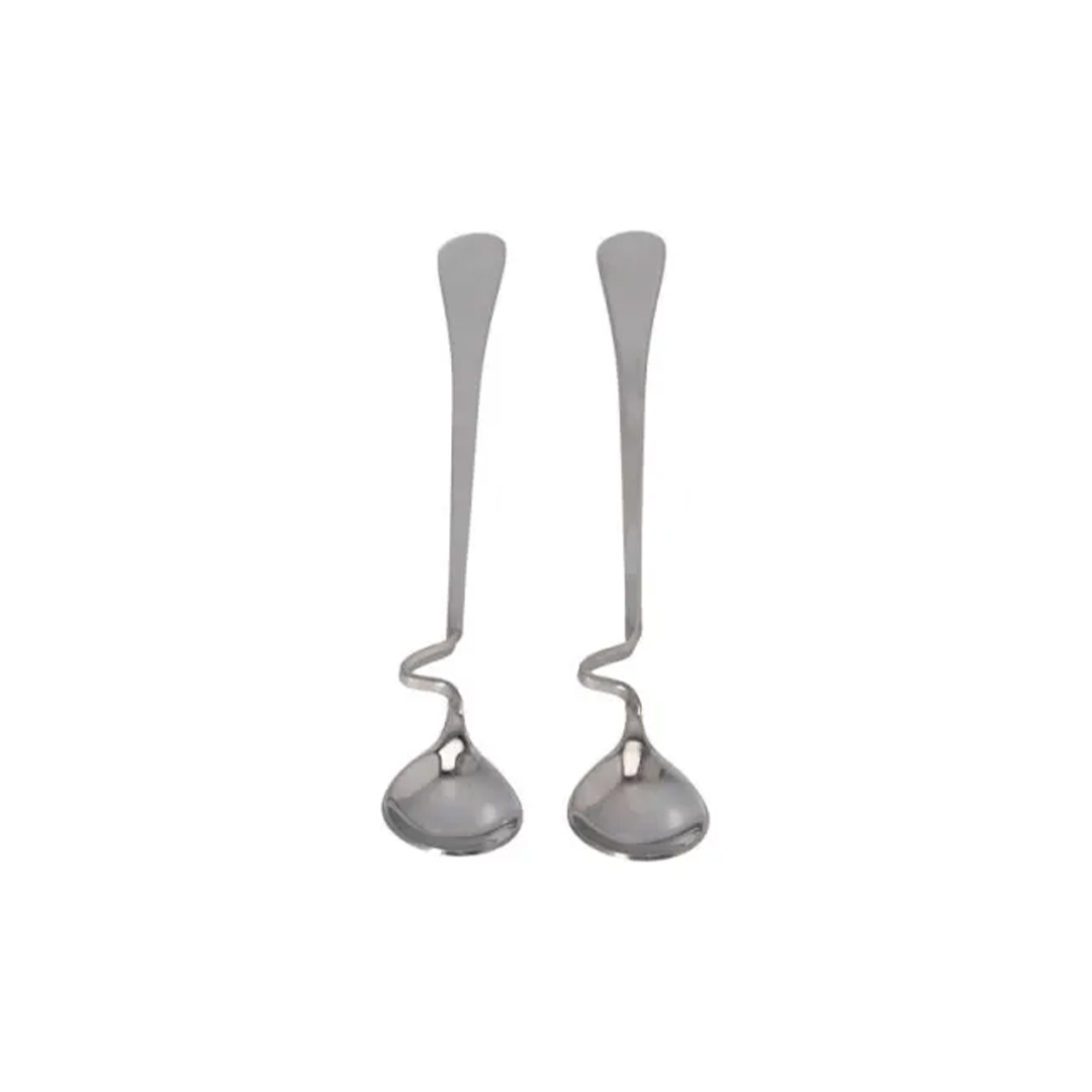 GL033648_1-1.jpg Coffee Spoons 2pcs 11cm HK11-2 from Metro Lifestyle, featuring durable stainless steel construction and a polished design, ideal for stirring coffee, tea, or enjoying desserts.