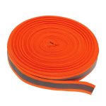 50MM Orange & Grey Reflective Tape, available at Metro Lifestyle, designed for safety applications with high visibility and weather resistance.