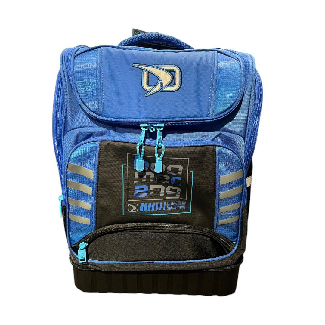ME24034-1_1-1.jpg BOOMERANG Hard Base Backpack in Blue and Black, featuring a durable design with a padded laptop compartment and ergonomic straps for comfort.